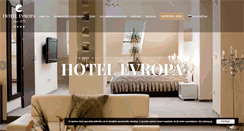 Desktop Screenshot of hotel-evropa.si