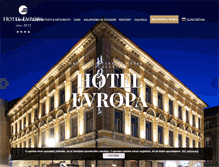 Tablet Screenshot of hotel-evropa.si